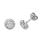 9ct White Gold Earrings