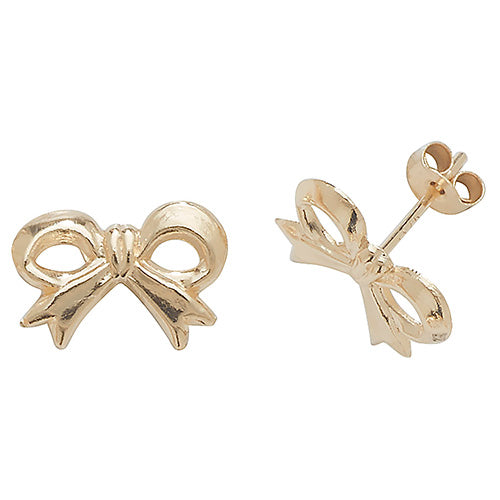 Clustdlysau Aur Melyn 9ct
