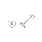 9ct White Gold Earrings