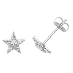 9ct White Gold Earrings