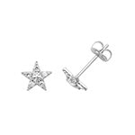 9ct White Gold Earrings