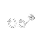 9ct White Gold Earrings