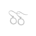 9ct White Gold Earrings