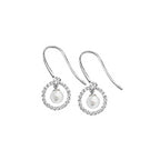 9ct White Gold Earrings