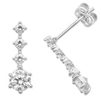 9ct White Gold Earrings