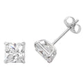 9ct White Gold Earrings