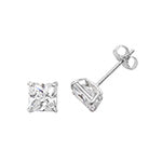 9ct White Gold Earrings