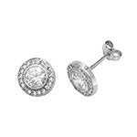 9ct White Gold Earrings