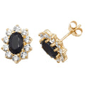Clustdlysau Aur Melyn 9ct