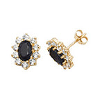 Clustdlysau Aur Melyn 9ct