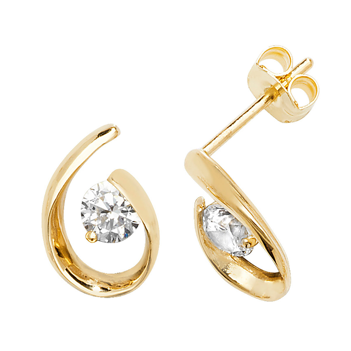 9ct Yellow Gold Earrings