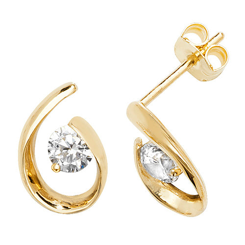 9ct Yellow Gold Earrings