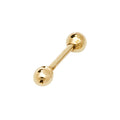 Clustdlysau Aur Melyn 9ct