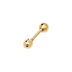 Clustdlysau Aur Melyn 9ct