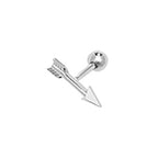 9ct White Gold Earrings