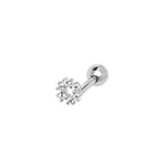 9ct White Gold Earrings