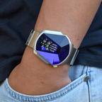 Mens Storm Darth Watch with Blue Dial and Silver Strap 47001/B