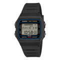 Casio Collection Mens Digital Watch with Black Dial and Black Strap F-B100W-1AEF