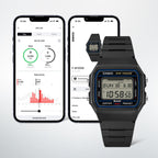 Casio Collection Mens Digital Watch with Black Dial and Black Strap F-B100W-1AEF