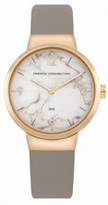 French Connection Ladies Watch with Grey Leather Strap FC1291E