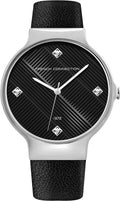 French Connection Ladies watch with Black Leather Strap FC1329B
