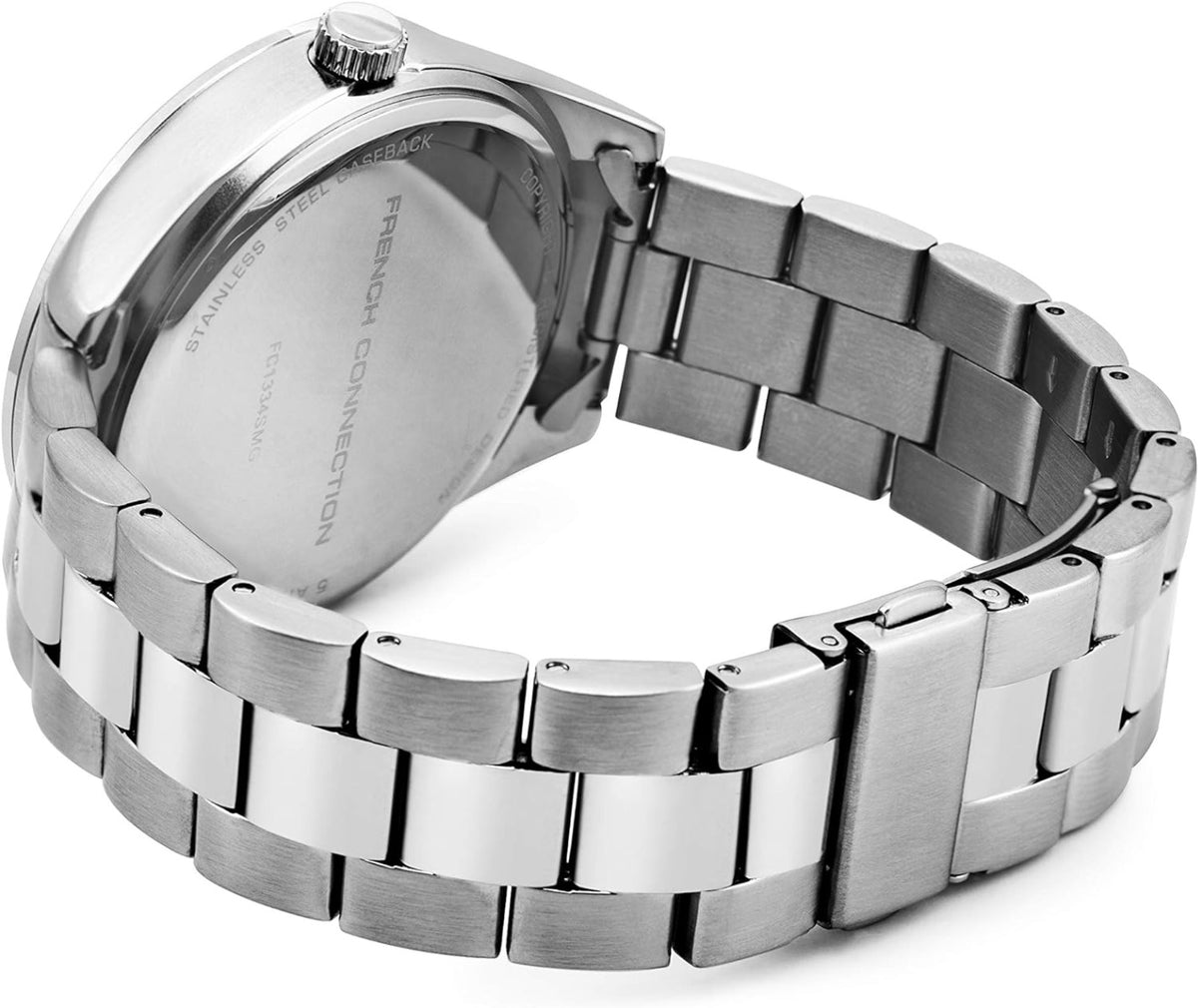 French Connection Mens Watch with Stainless Steel Bracelet FC1334SMG