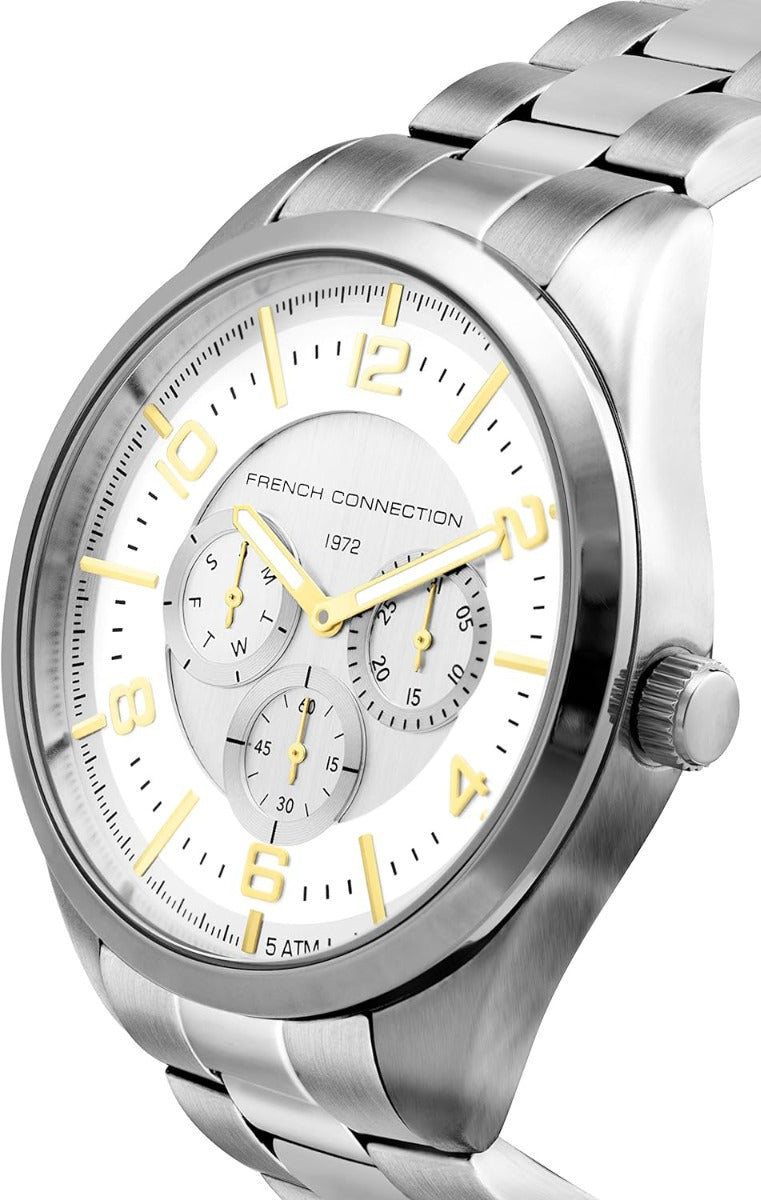 French Connection Mens Watch with Stainless Steel Bracelet FC1334SMG
