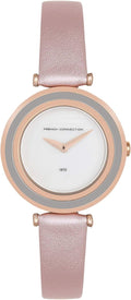 French Connection Ladies watch with Pink Leather Strap FCE118E