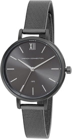 French Connection Ladies Watch with Black Milanese Strap FCE22GN