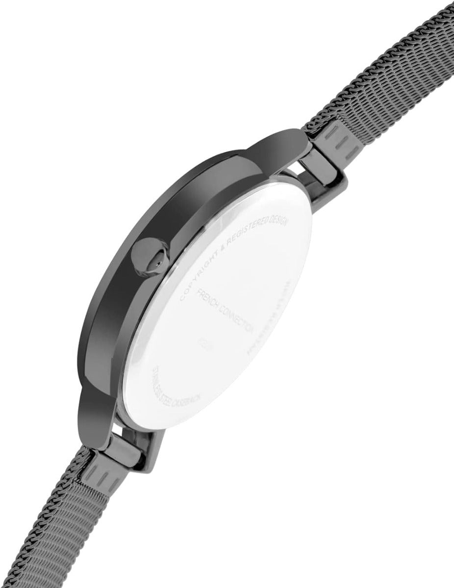 French Connection Ladies Watch with Black Milanese Strap FCE22GN