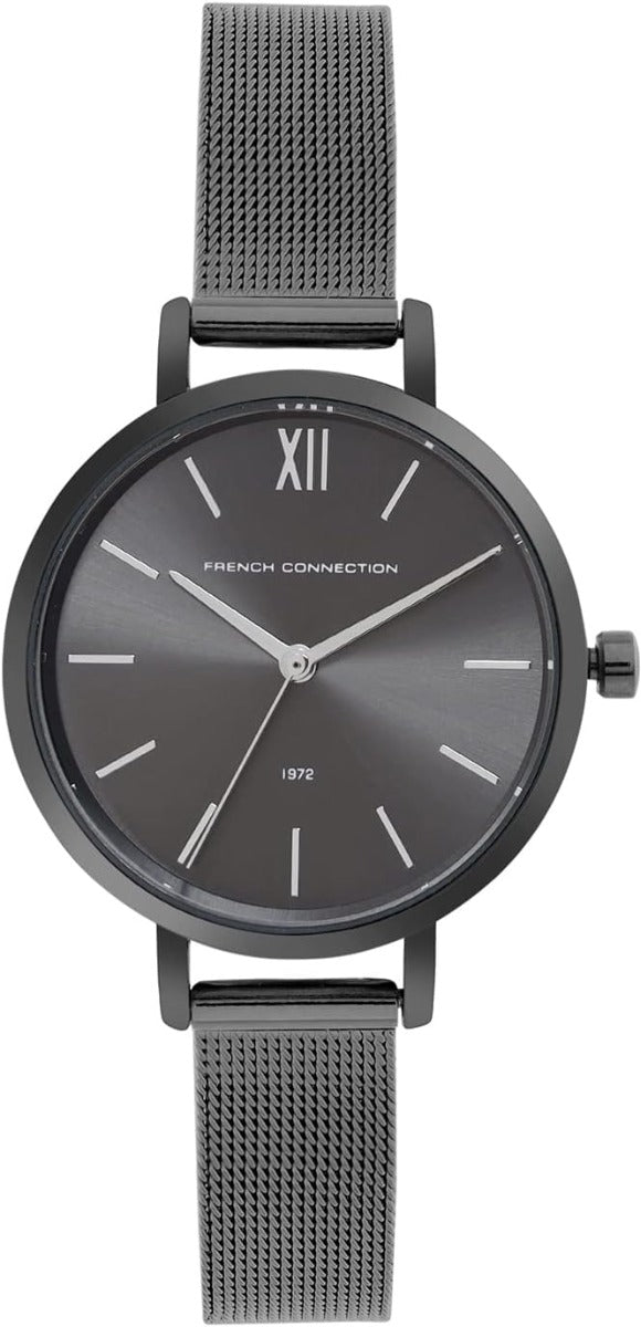 French Connection Ladies Watch with Black Milanese Strap FCE22GN