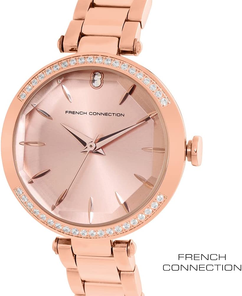 French Connection Ladies Watch with Rose Gold Bracelet FCP22RGM