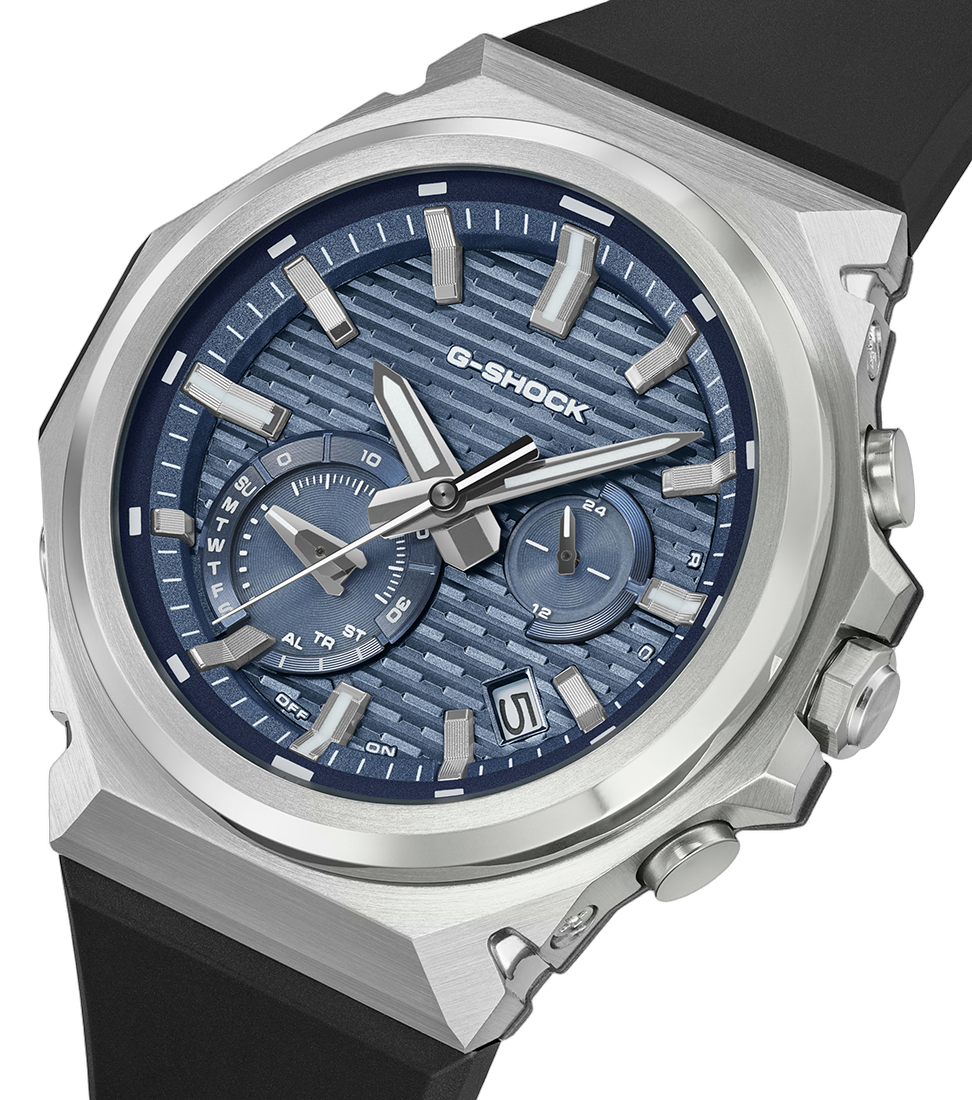 Casio G-Shock Mens Watch with Blue Dial and Black Strap GST-B1000-2AER