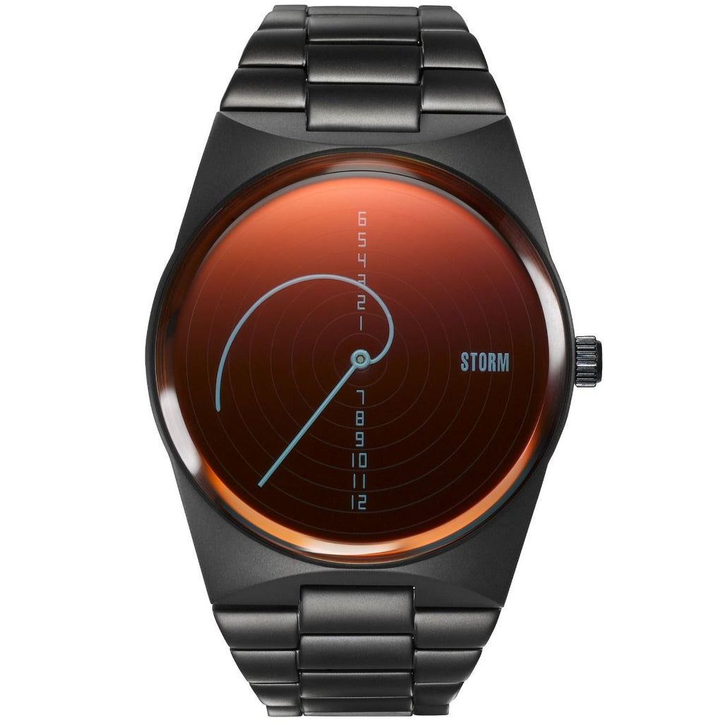 Storm Fibon-X Mens Watch with Red Dial and Grey Strap 47444/SL/R