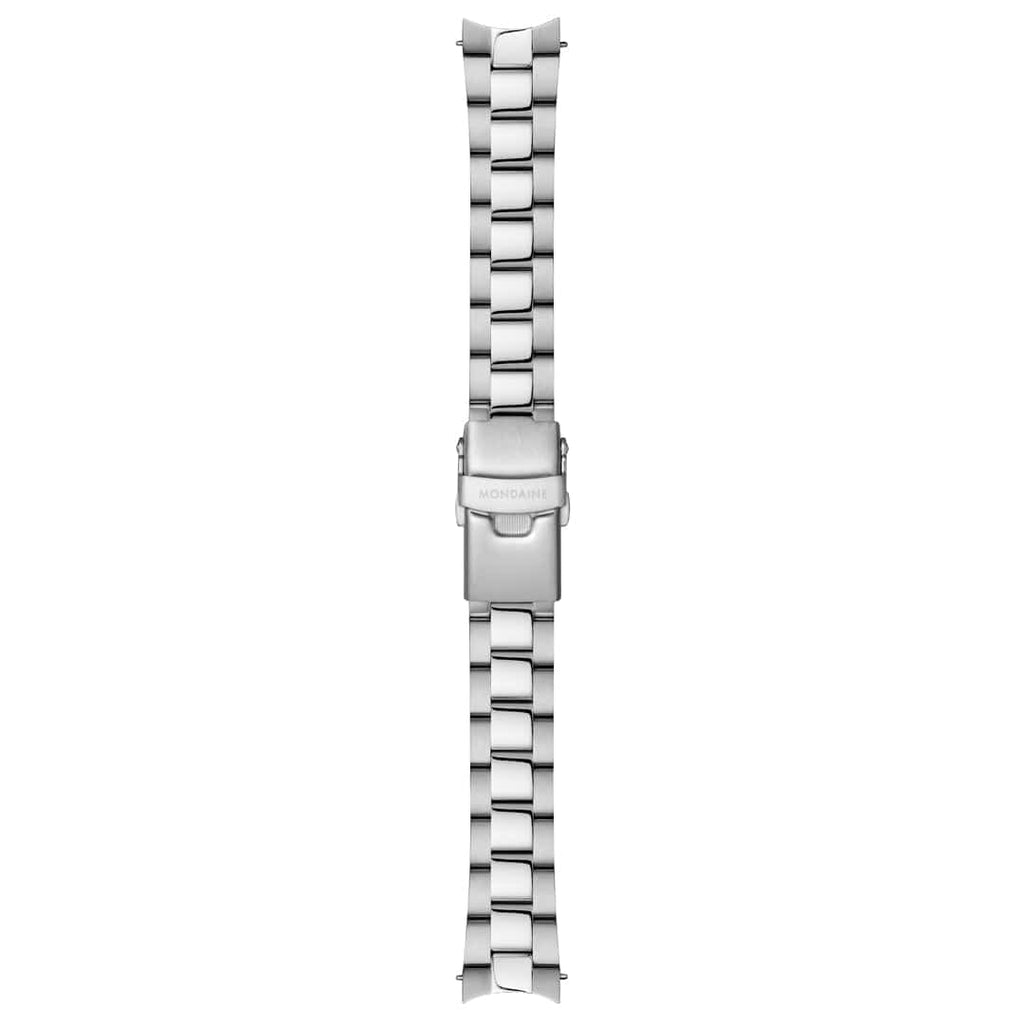 Mondaine Classic Ladies Watch with White Dial and Silver Strap A658.30323.11SBJ