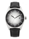 Firetrap Men's Quartz Watch with Black Dial Analogue Display and Black PU Strap FT2008B
