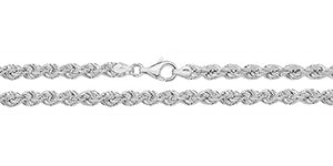 Sterling Silver Rope Chain