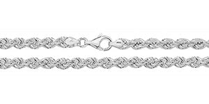 Sterling Silver Rope Chain
