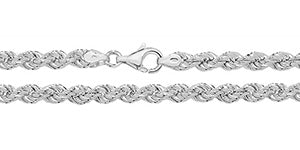 Sterling Silver Rope Chain