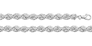 Sterling Silver Rope Chain