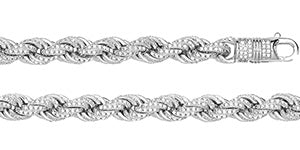 Sterling Silver Rope Chain