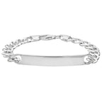 Sterling Silver Curb Bracelet