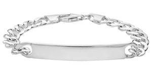 Sterling Silver Curb Bracelet
