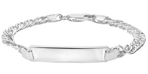 Sterling Silver Curb Bracelet