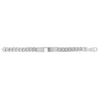 Breichled Curb Arian Sterling