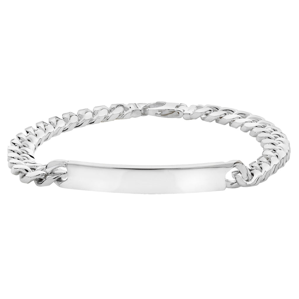Sterling Silver Curb Bracelet