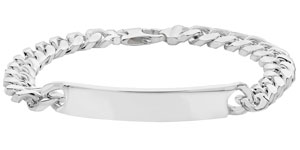 Sterling Silver Curb Bracelet