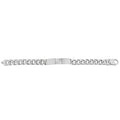 Breichled Curb Arian Sterling