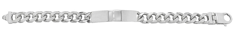 Breichled Curb Arian Sterling