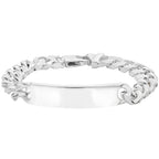 Breichled Curb Arian Sterling